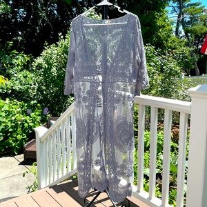 Rebellion Again Embroidered Duster